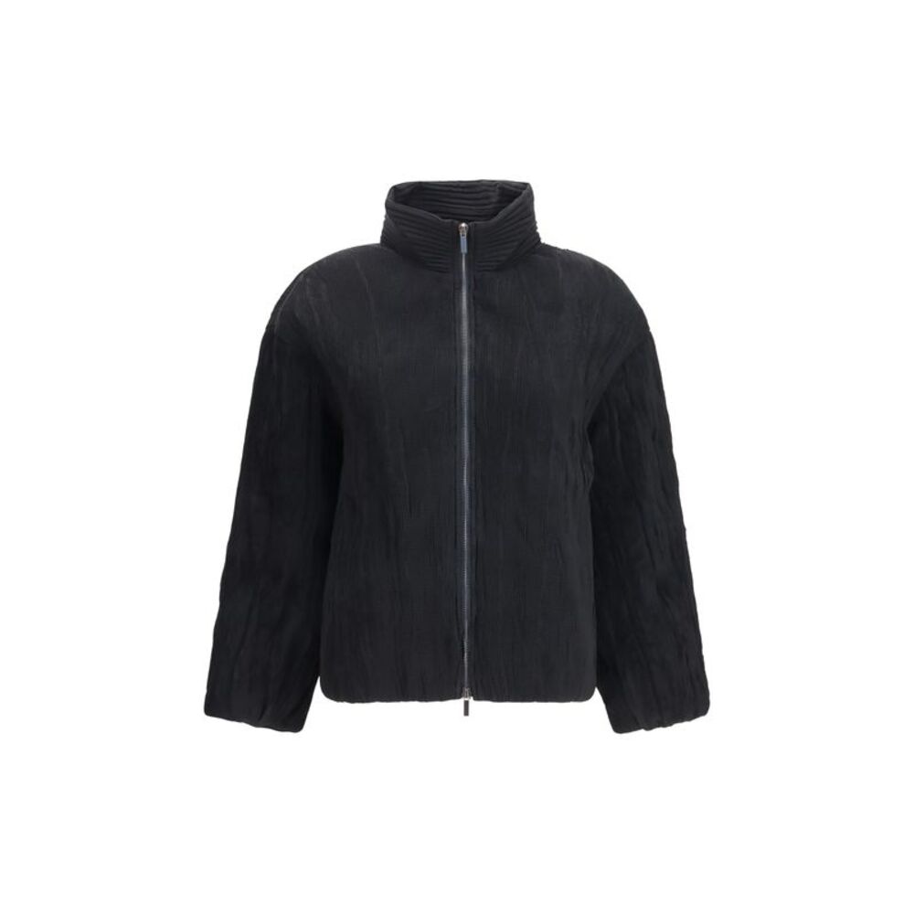 Gongdid Design Women Jacket Short Padded Jacket With Striped Fabric